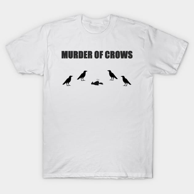 Murder of Crows T-Shirt by Pektashop